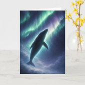 Hemelse Walvis Noorderlicht Kaart (Gele Bloem)