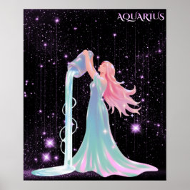 Hemelse Waterman – Astrologie Kunst Poster