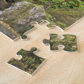 Hemelse watervallen en herfstkleuren legpuzzel (Zijkant)