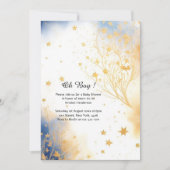 Hemelse Waterverf Baby shower Uitnodiging (Voorkant)