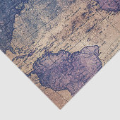  Hemelse Wereldkaart (13) Tissuepapier (Detail)