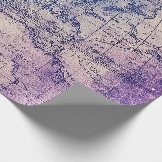  Hemelse Wereldkaart (14) Cadeaupapier (Hoek)