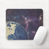  hemelse Wereldkaart (1) Muismat (Met muis)