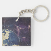  hemelse Wereldkaart (1) Sleutelhanger (Achterkant)