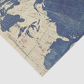 hemelse Wereldkaart (1) Tissuepapier (Detail)