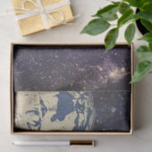 hemelse Wereldkaart (1) Tissuepapier (Geschenk)