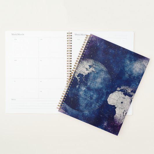 hemelse Wereldkaart (2) Planner (Display)