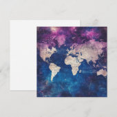  hemelse Wereldkaart (4) (Voorkant / Achterkant)