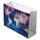 hemelse Wereldkaart (4) Groot Cadeauzakje (Achterkant Gekanteld)