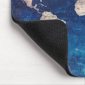  hemelse Wereldkaart (4) Muismat (Hoek)