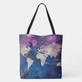 hemelse Wereldkaart (4) Tote Bag (Achterkant)