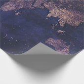  Hemelse Wereldkaart (9) Cadeaupapier (Hoek)