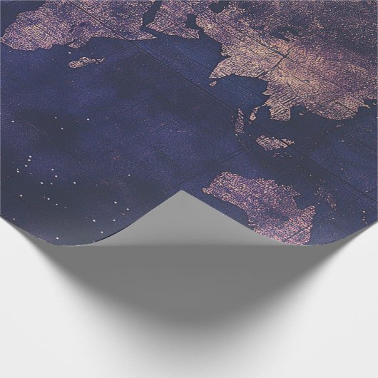 Hemelse Wereldkaart (9) Cadeaupapier (Hoek)