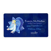 Hemelse Wezens Angel Folk Art GROOT BEDRIJF Etiket (Voorkant)