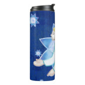 Hemelse Wezens Angel Folk Art Thermosbeker (Gedraaid links)