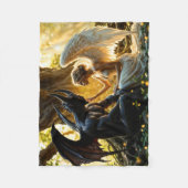 Hemelse wezens engel demon fantasie fleece deken (Voorkant)