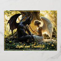 Hemelse wezens engel demon fantasie