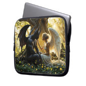 Hemelse wezens engel demon fantasie laptop sleeve (Voorkant Links)