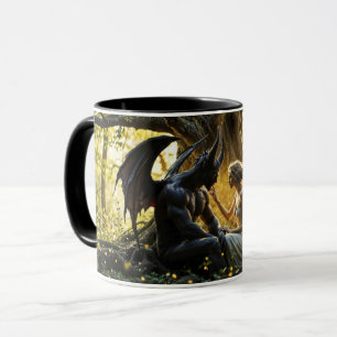 Hemelse wezens engel demon fantasie mok