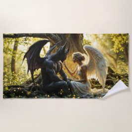 Hemelse wezens engel demon fantasie strandlaken