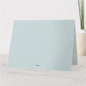 Hemelse Winter Engel Lantaarn van Hoop Kaart (Achterkant)