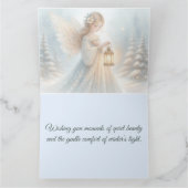 Hemelse Winterengel Lantaarn van Troost Kaart (Binnen)