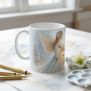 Hemelse Winterengel Lantaarn van Troost Koffiemok