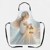 Hemelse Winterengel Lantaarn van Troost Schort (Voorkant)