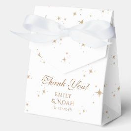 Hemelse Witte Gouden Zon Astronomie bruiloft Bedankdoosjes