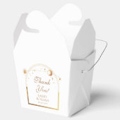 Hemelse Witte Gouden Zon Maan Sterren Huwelijk Bedankdoosjes (Geopend)