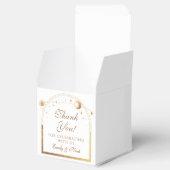 Hemelse Witte Gouden Zon Maan Sterren Huwelijk Bedankdoosjes (Geopend)