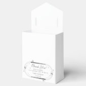 Hemelse Witte Zilveren Zon Maan Sterren Huwelijk Bedankdoosjes (Geopend)