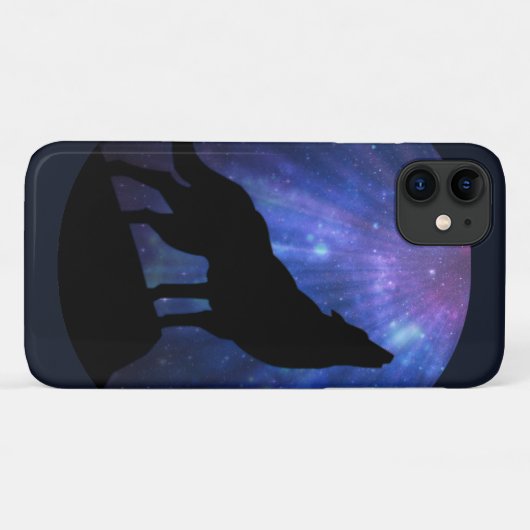 Hemelse Wolf Case-Mate iPhone Case (Achterkant (horizontaal))