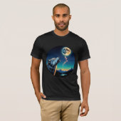 Hemelse Wolf – Kracht van het Maanlicht T-shirt (Voorkant volledig)