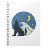 Hemelse Wolf Mystieke Kunst  Notitieboek (Voorkant)