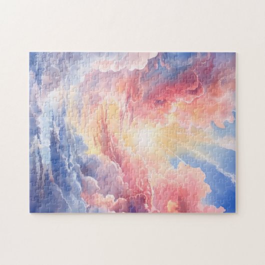 Hemelse wolken puzzel legpuzzel (Horizontaal)