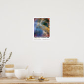Hemelse Wolkenlucht Ruimte Onderwijs Poster (Keuken)