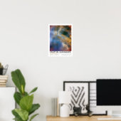 Hemelse Wolkenlucht Ruimte Onderwijs Poster (Thuiskantoor)