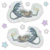 Hemelse Zee Zeemeermin Stickers door Molly Harriso (Voorkant)