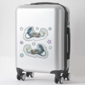 Hemelse Zee Zeemeermin Stickers door Molly Harriso (Koffer)