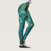 Hemelse Zeeschildpadreis Leggings (Rechts)