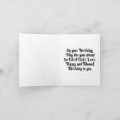 Hemelse Zegeningen Engel Wenskaart Kaart (Binnen)