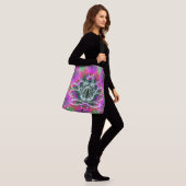 Hemelse Zen Lotus Crossbody Tas (Op model)