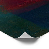 Hemelse Zen Verborgen Horizon Kleurveld Abstracte Poster (Hoek)