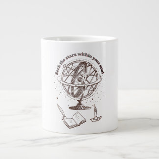 Hemelse Ziel Wijsheid | Vintage Armillair Sfeer Grote Koffiekop