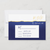 Hemelse Zodiac Sterren Trouwkaarten RSVP Kaartje (Voorkant)