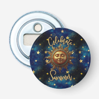 Hemelse Zomer Vier de Zomer Button Flesopener