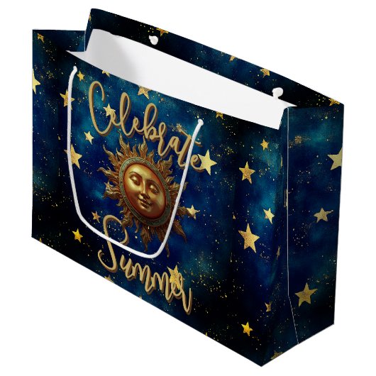 Hemelse Zomer Vier de Zomer  Groot Cadeauzakje (Voorkant Gekanteld)