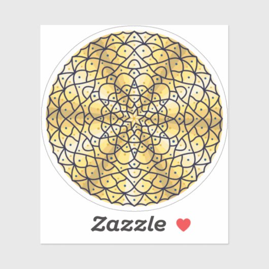 Hemelse Zon Contour Sticker (Vel)