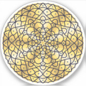 Hemelse Zon Contour Sticker (Voorkant)